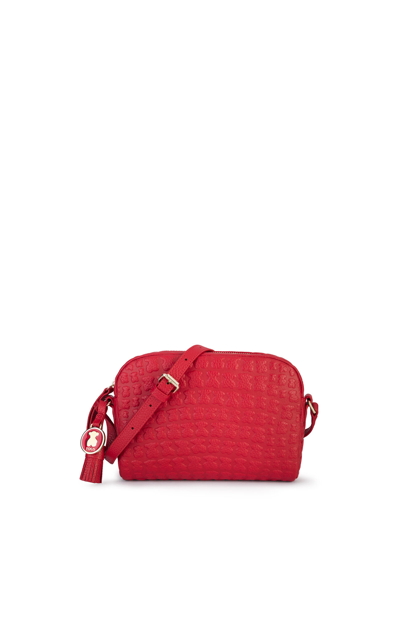 Tous Red leather Sherton crossbody bag Red
