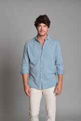 Cloking Camisa Algod&atilde;o Lavada  Azul