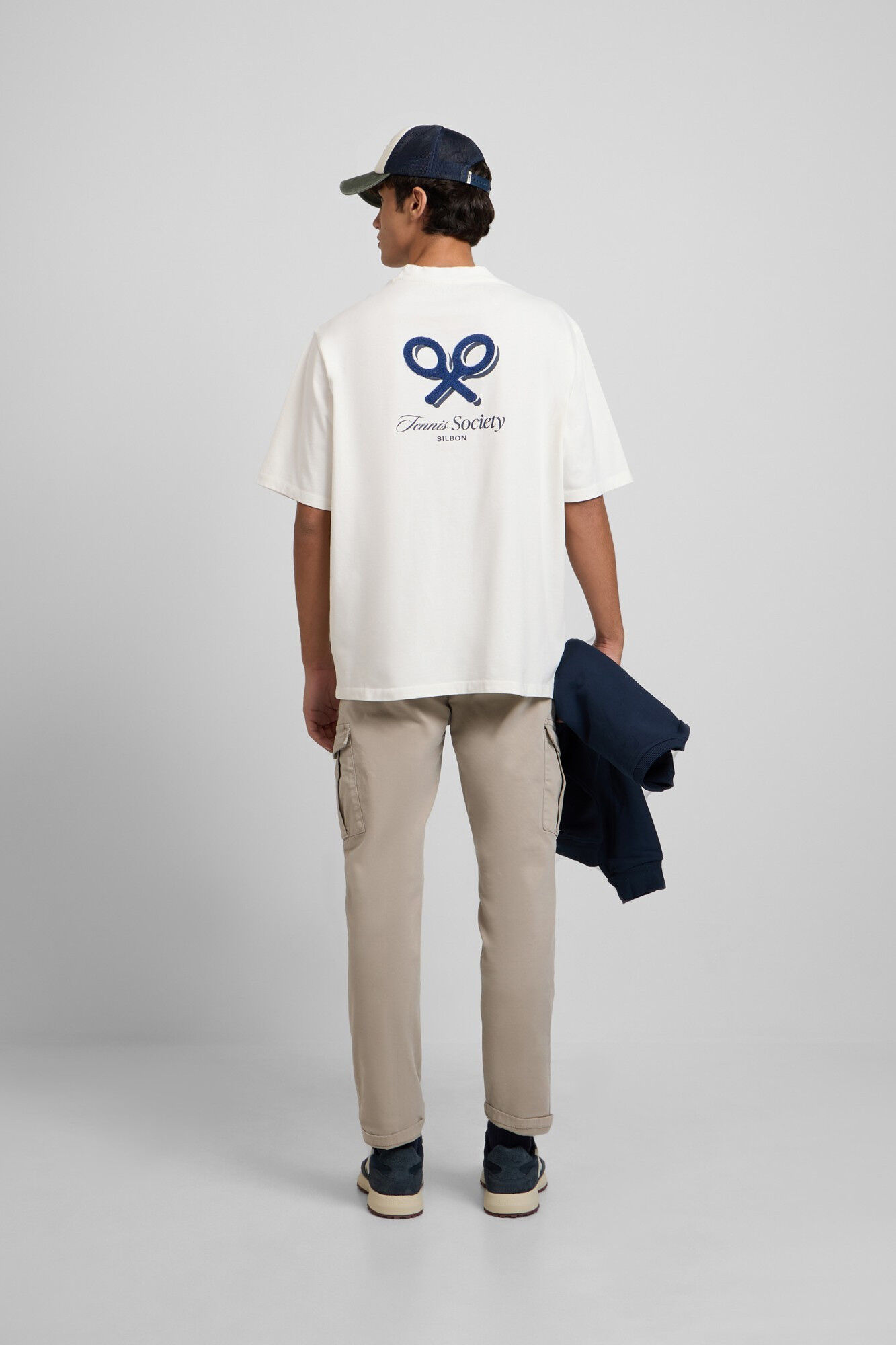 Silbon T-shirt especial para sociedade de t&ecirc;nis Ecru