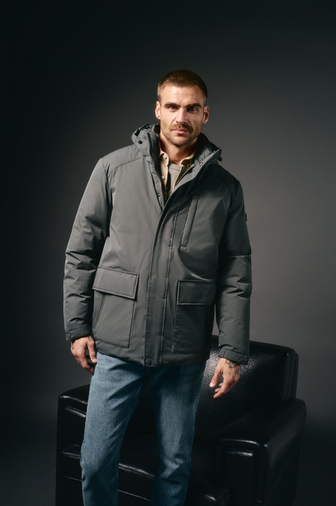 OOTO Parka acolchada capucha