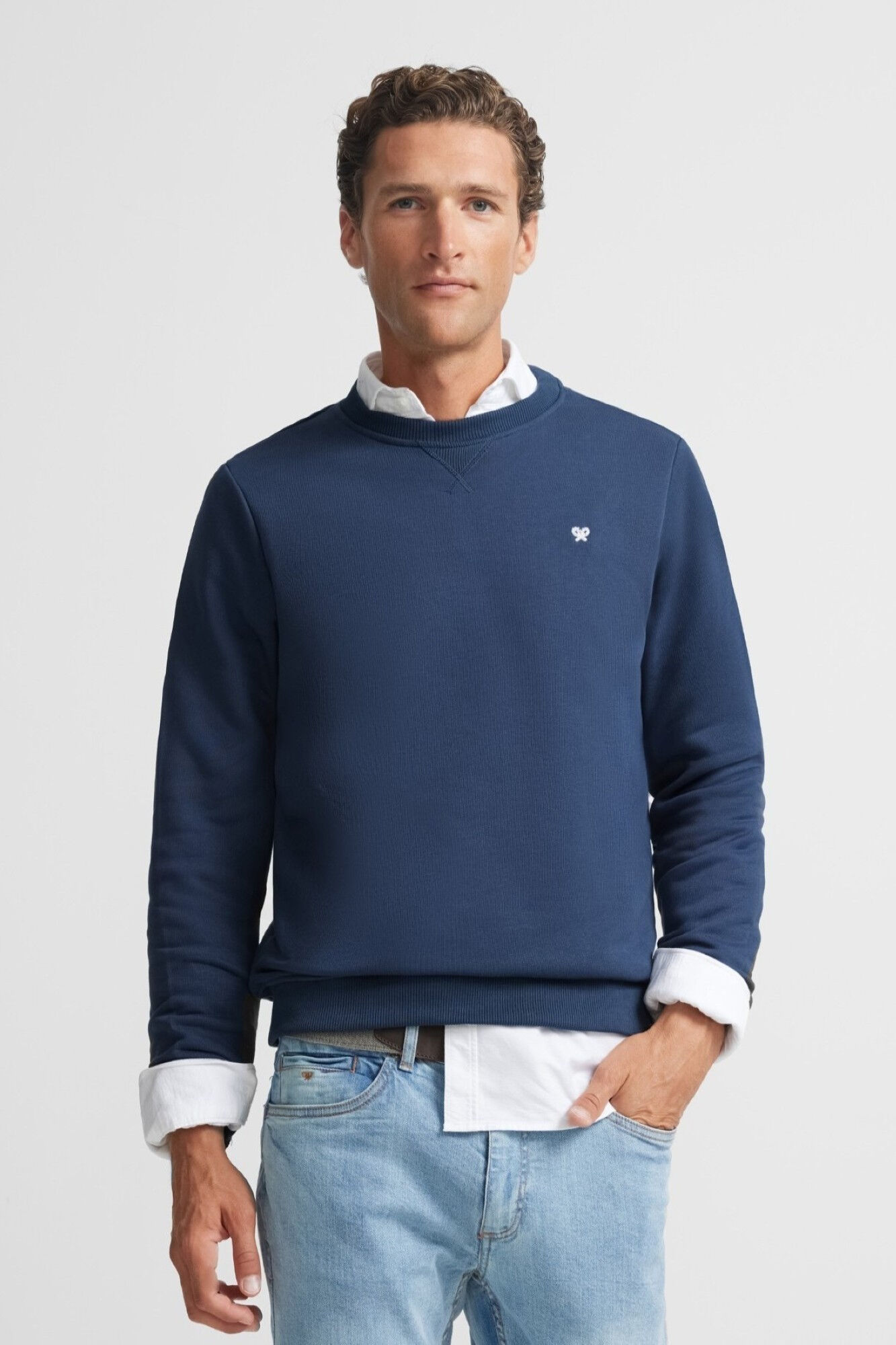 Silbon Sweatshirt Silbon minilogo Azul