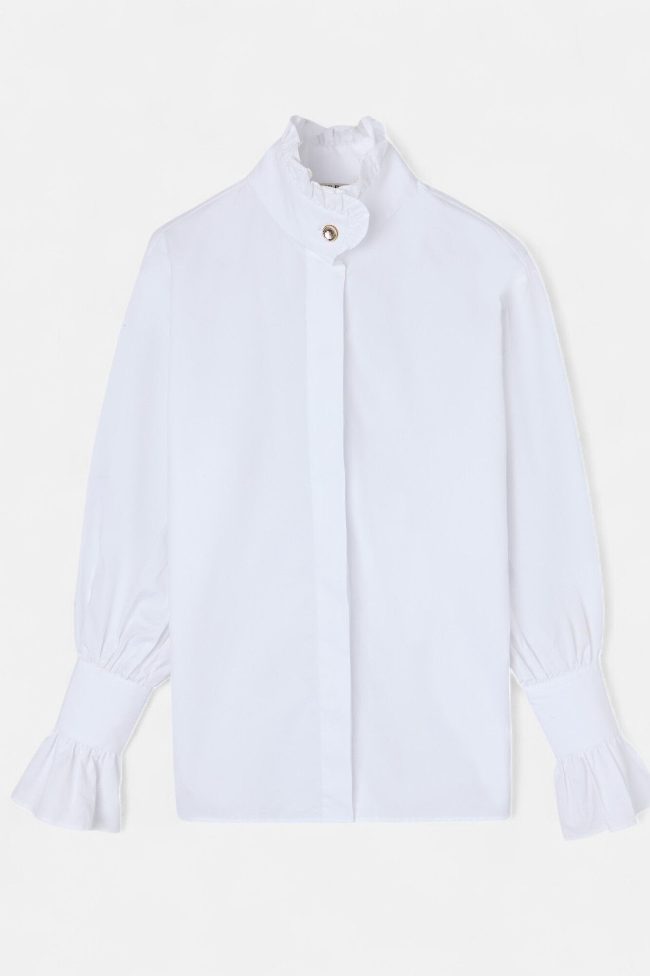 Silbon Camisa com detalhe de punho Branco