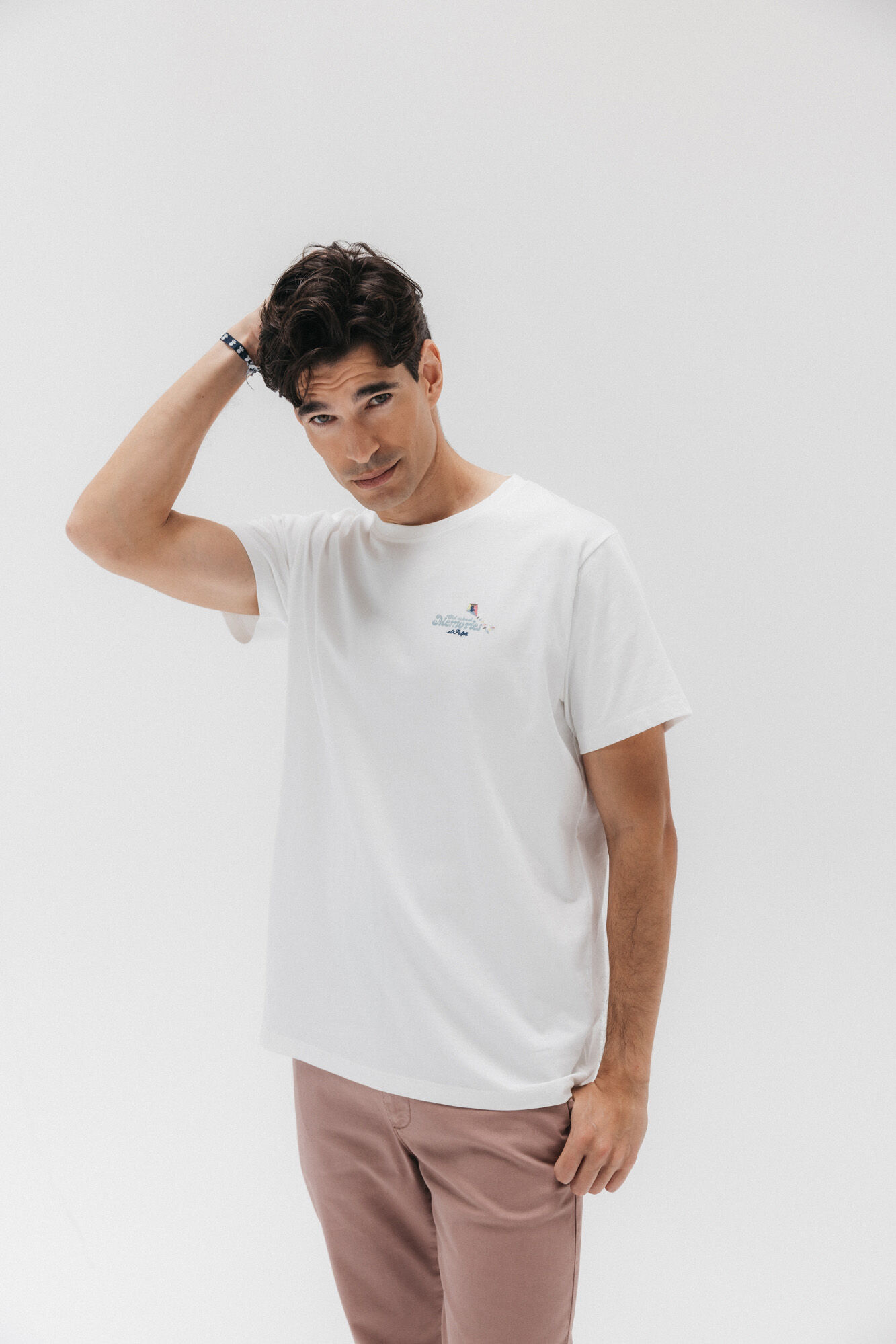 elPulpo Old school memories T-shirt White