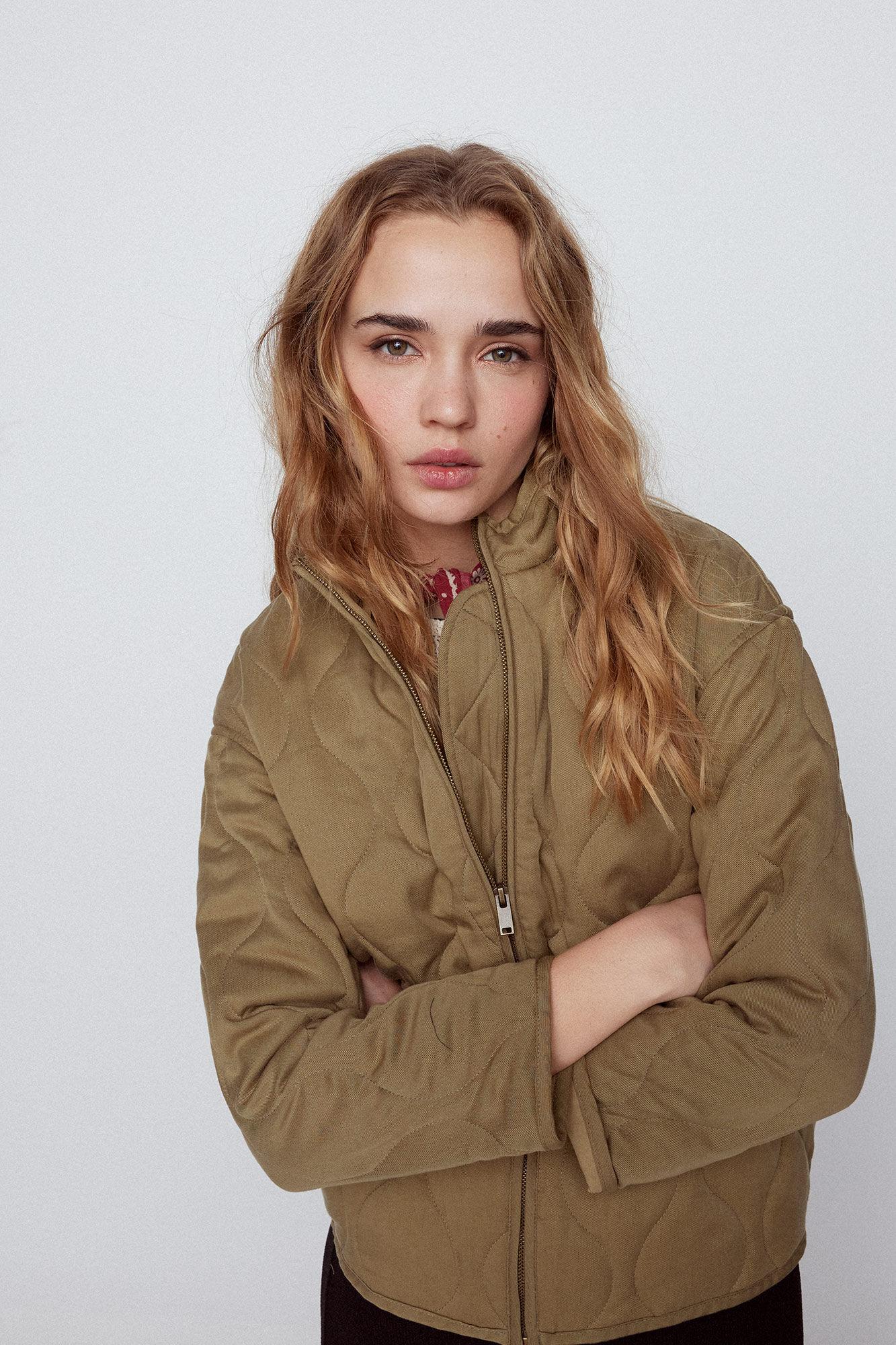 Slowlove Cazadora acolchada Kaki