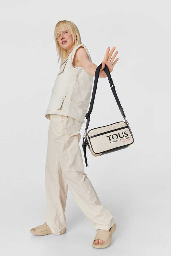 Kaos Mini Evolution Nylon black reporter bag | Women\'s accessories | Pedro  del Hierro