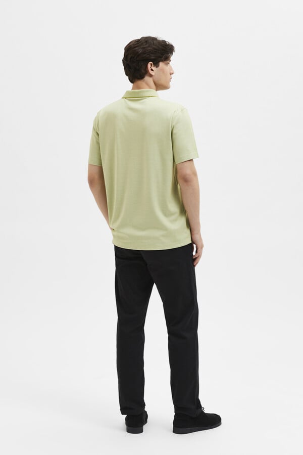 Cortefiel Coolmax polo shirt in organic cotton Green