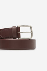 Cortefiel Stretch dress belt Dark brown