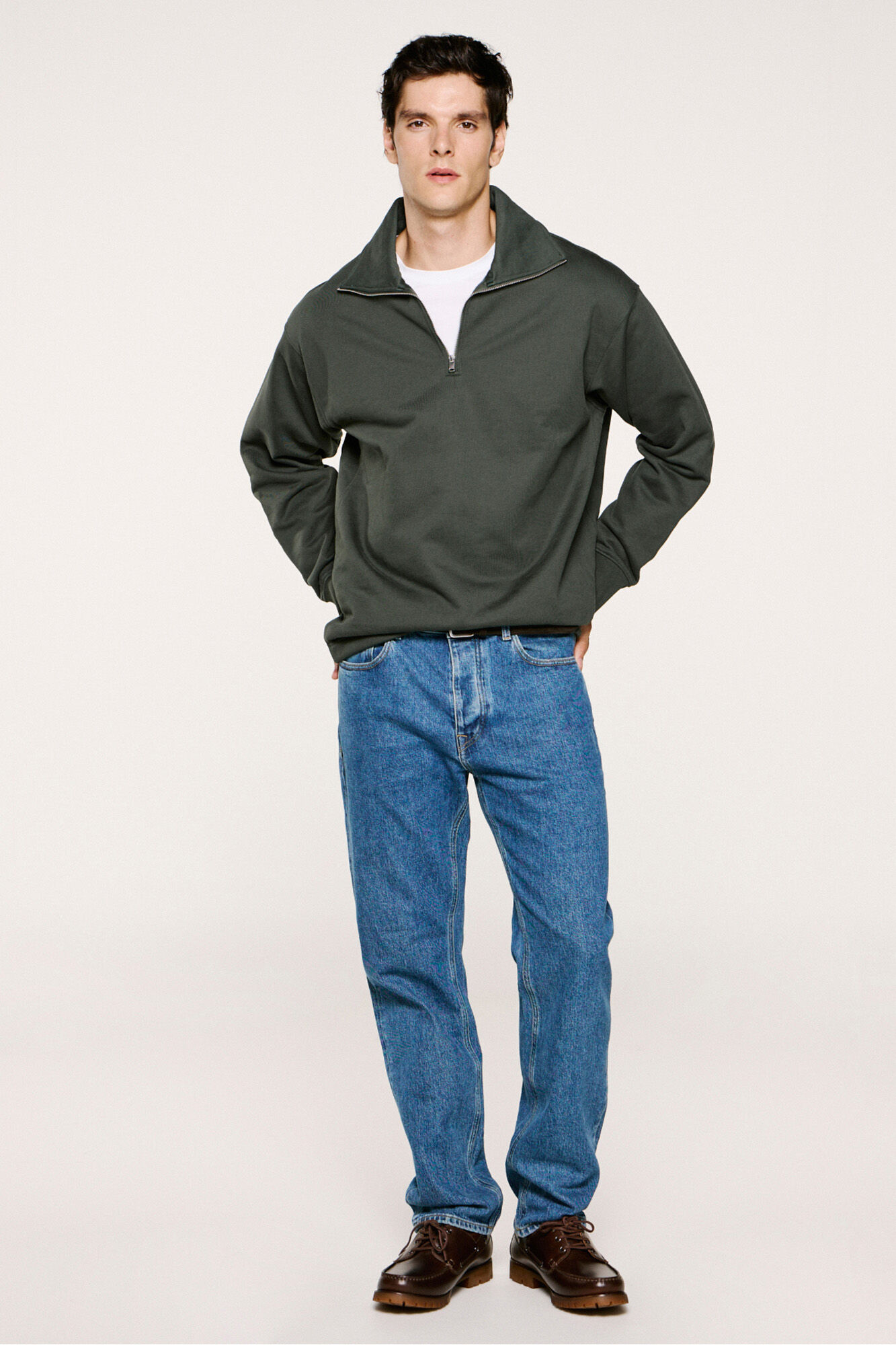 Selected Cal&ccedil;as jeans de corte reto