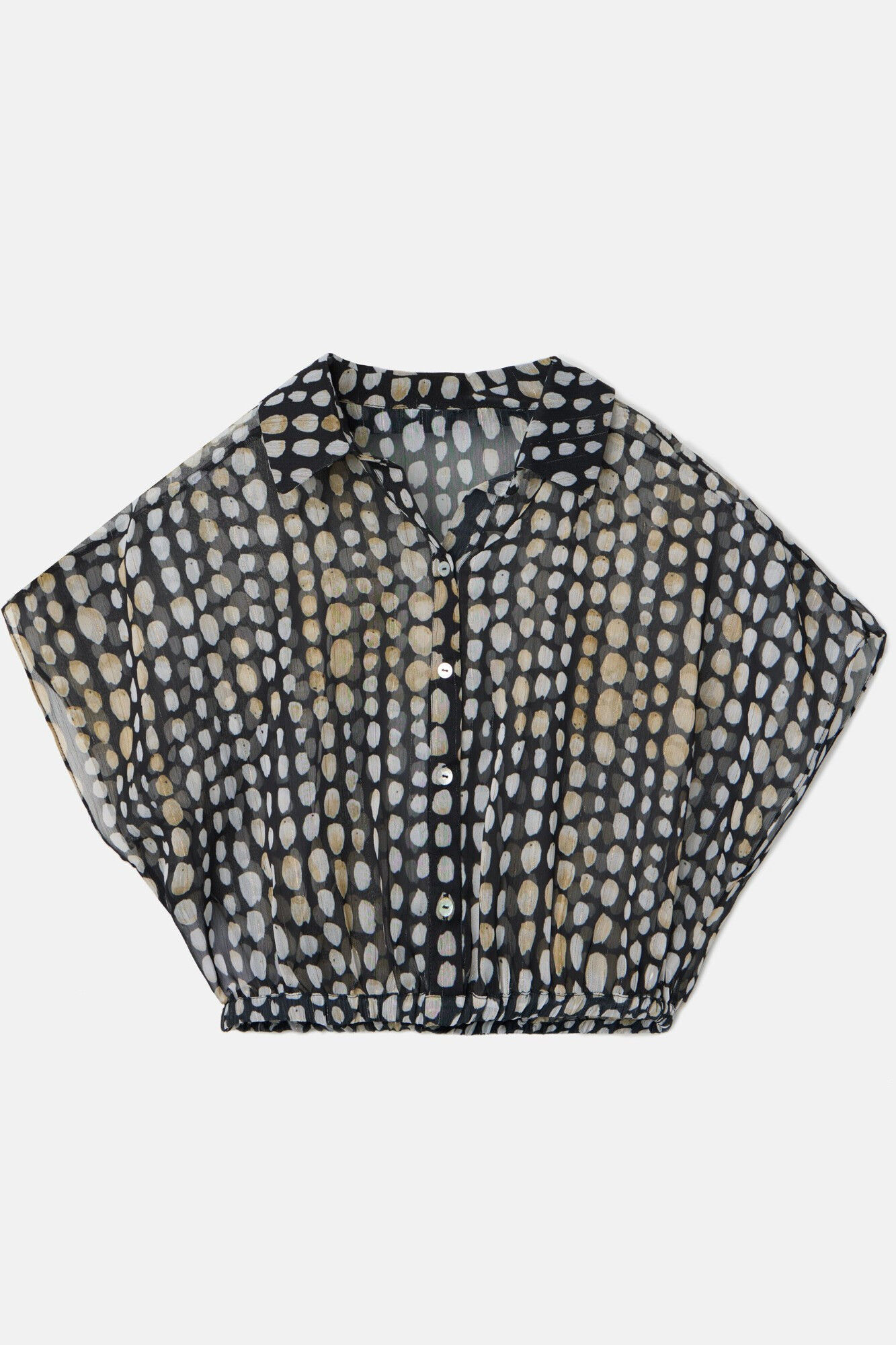 Silbon Camisa bolas Preto