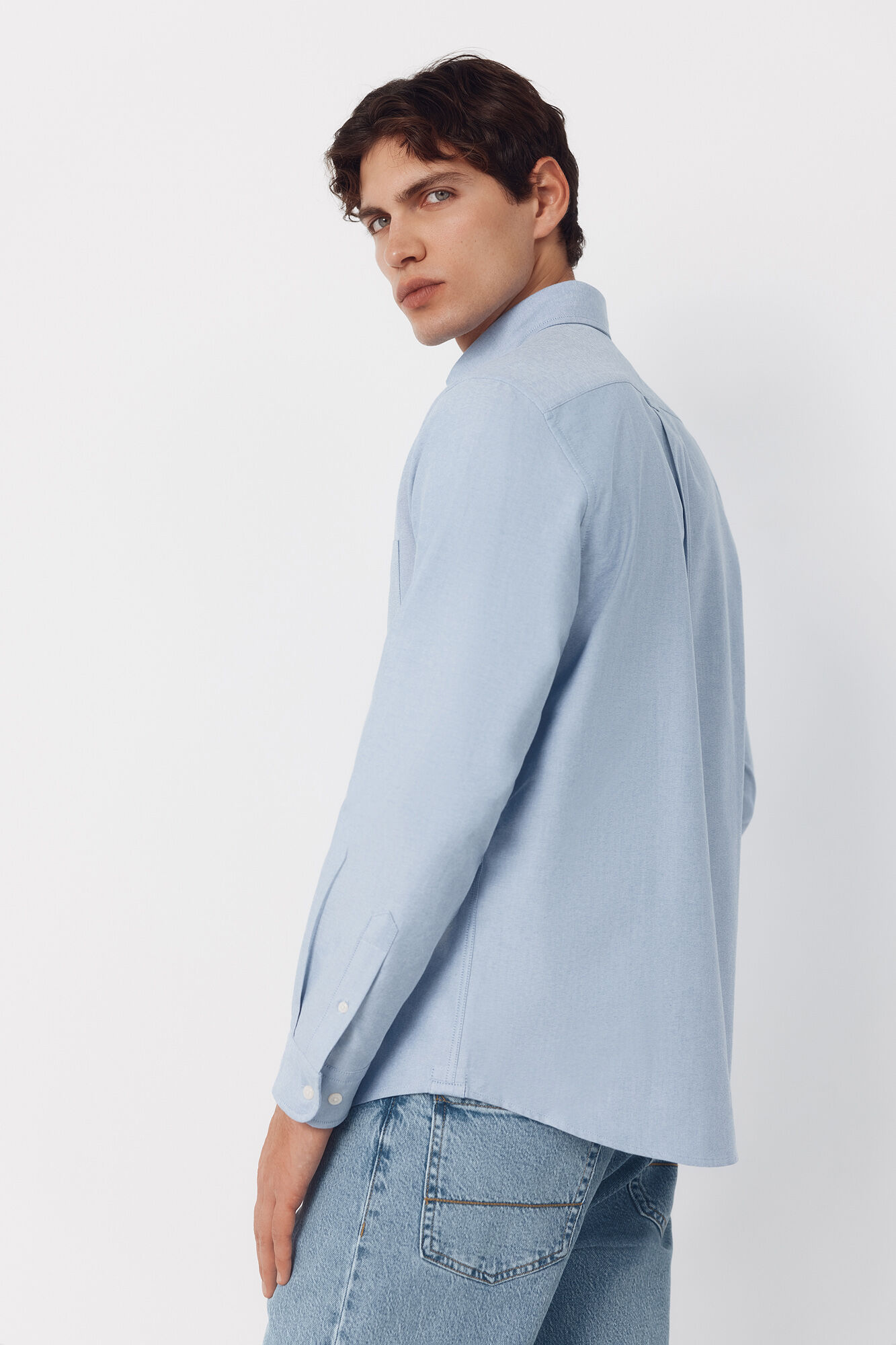 Cortefiel Plain Oxford shirt