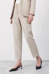 Cortefiel Slim fit trousers Nude