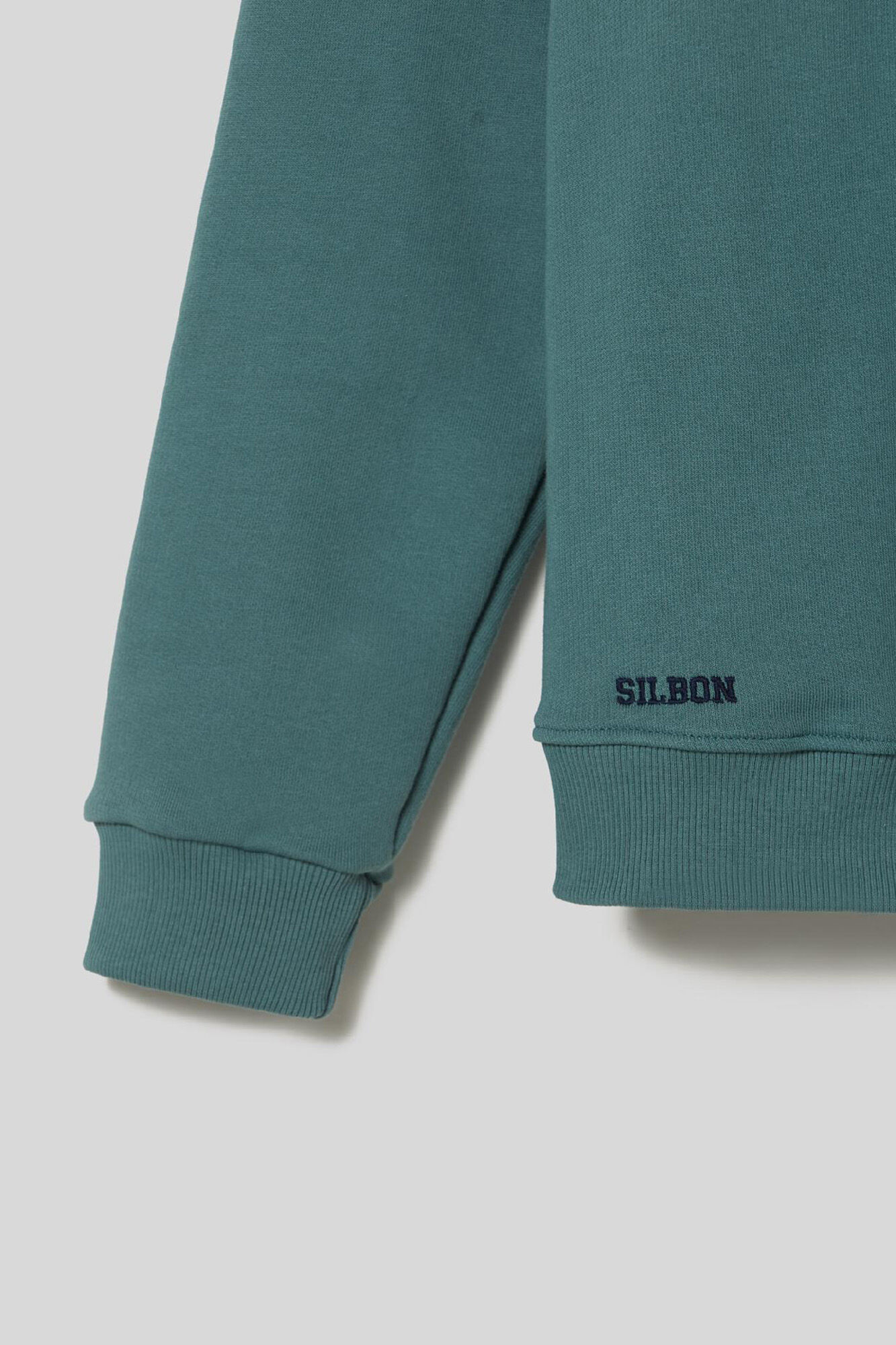 Silbon Sudadera raqueta lisa verde azul Verde