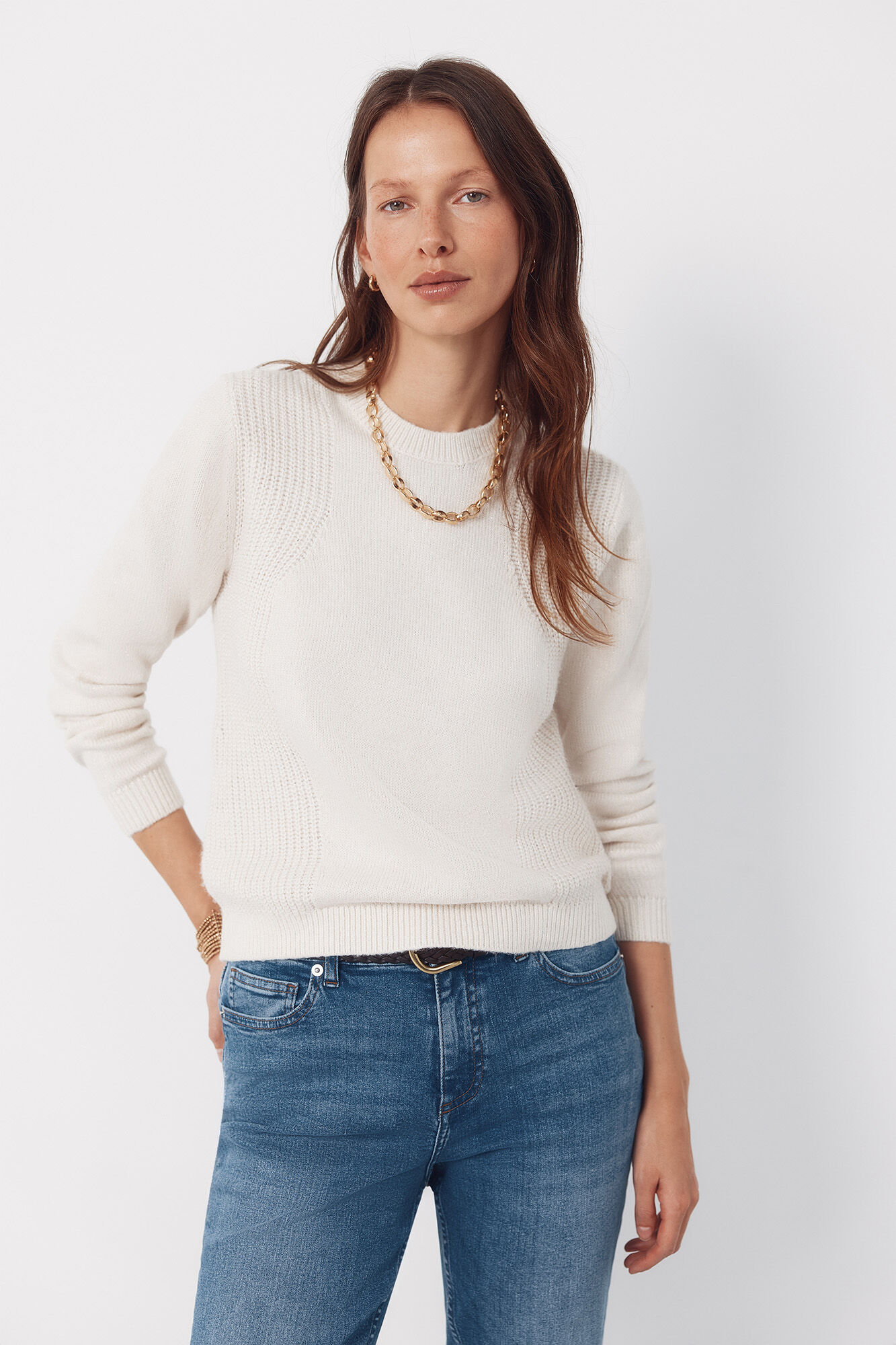 Cortefiel Jersey punto combinado