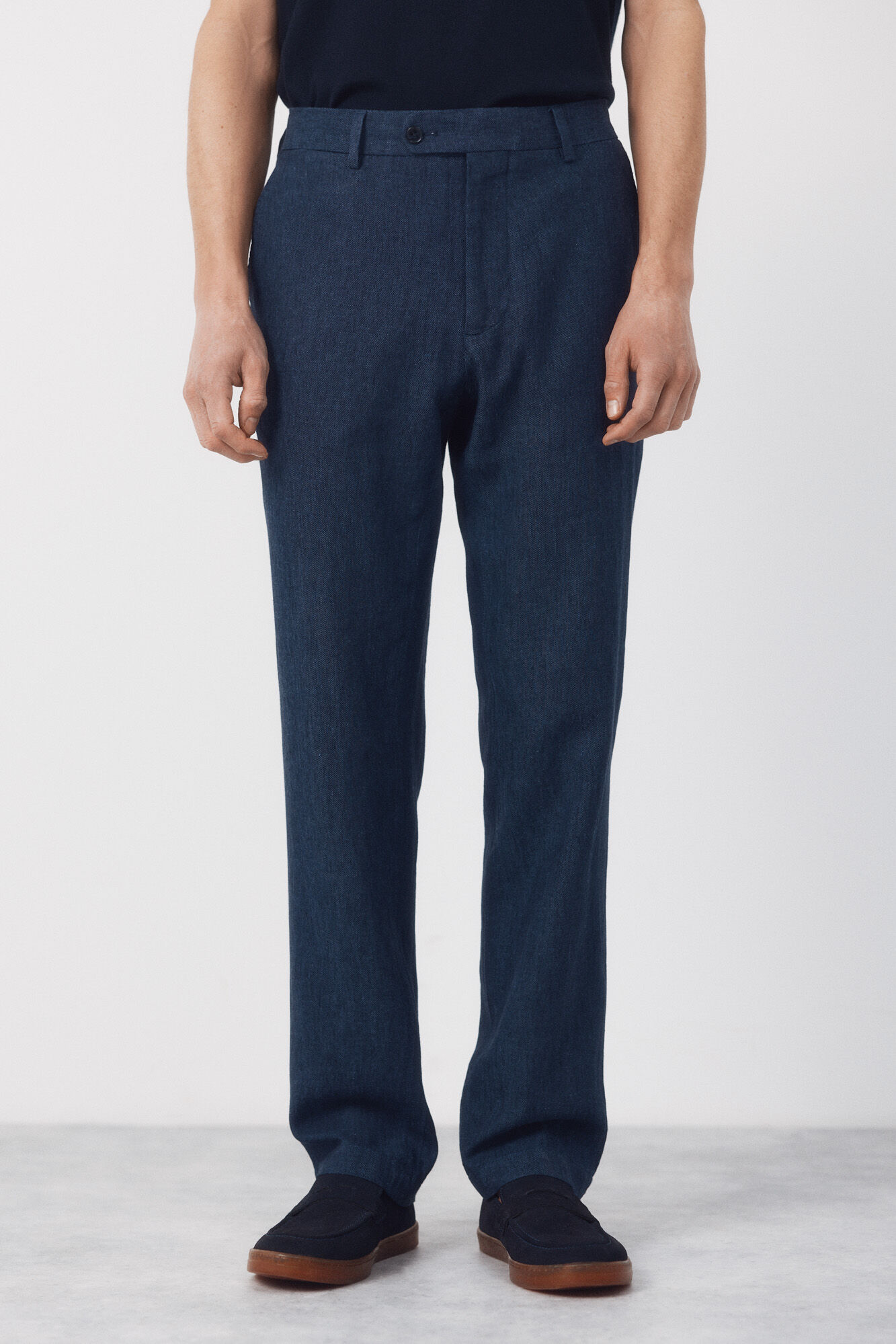 Cortefiel Linen blend coordinated trousers