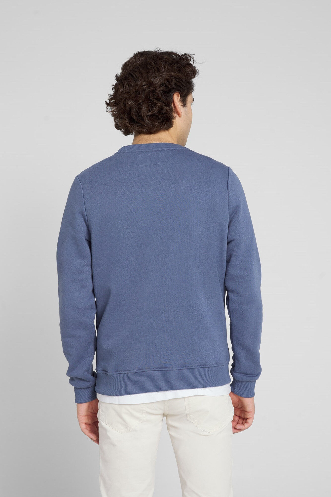 Silbon Silbon classic blue logo sweatshirt Blue