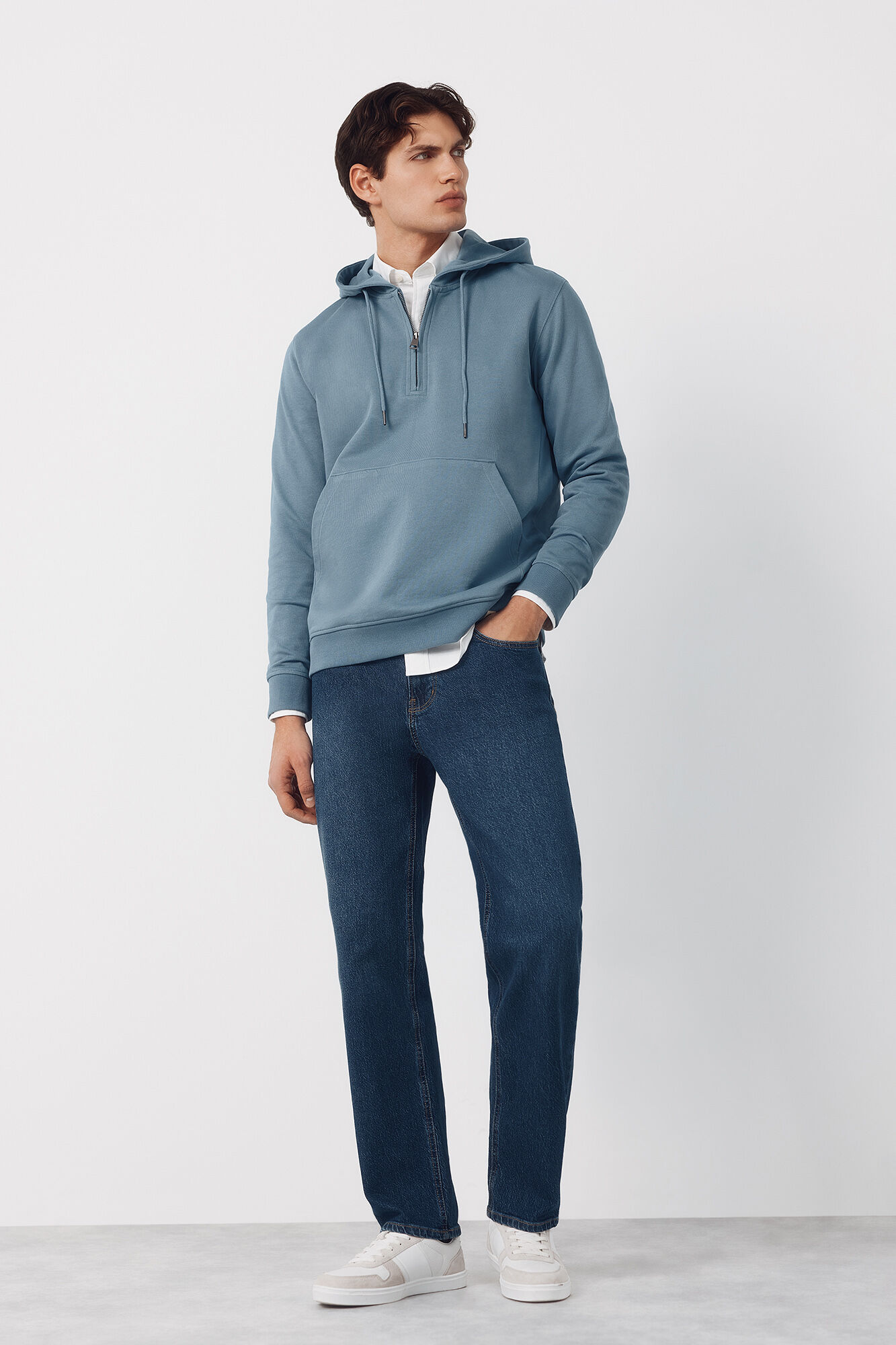 Cortefiel Sweatshirt with hood