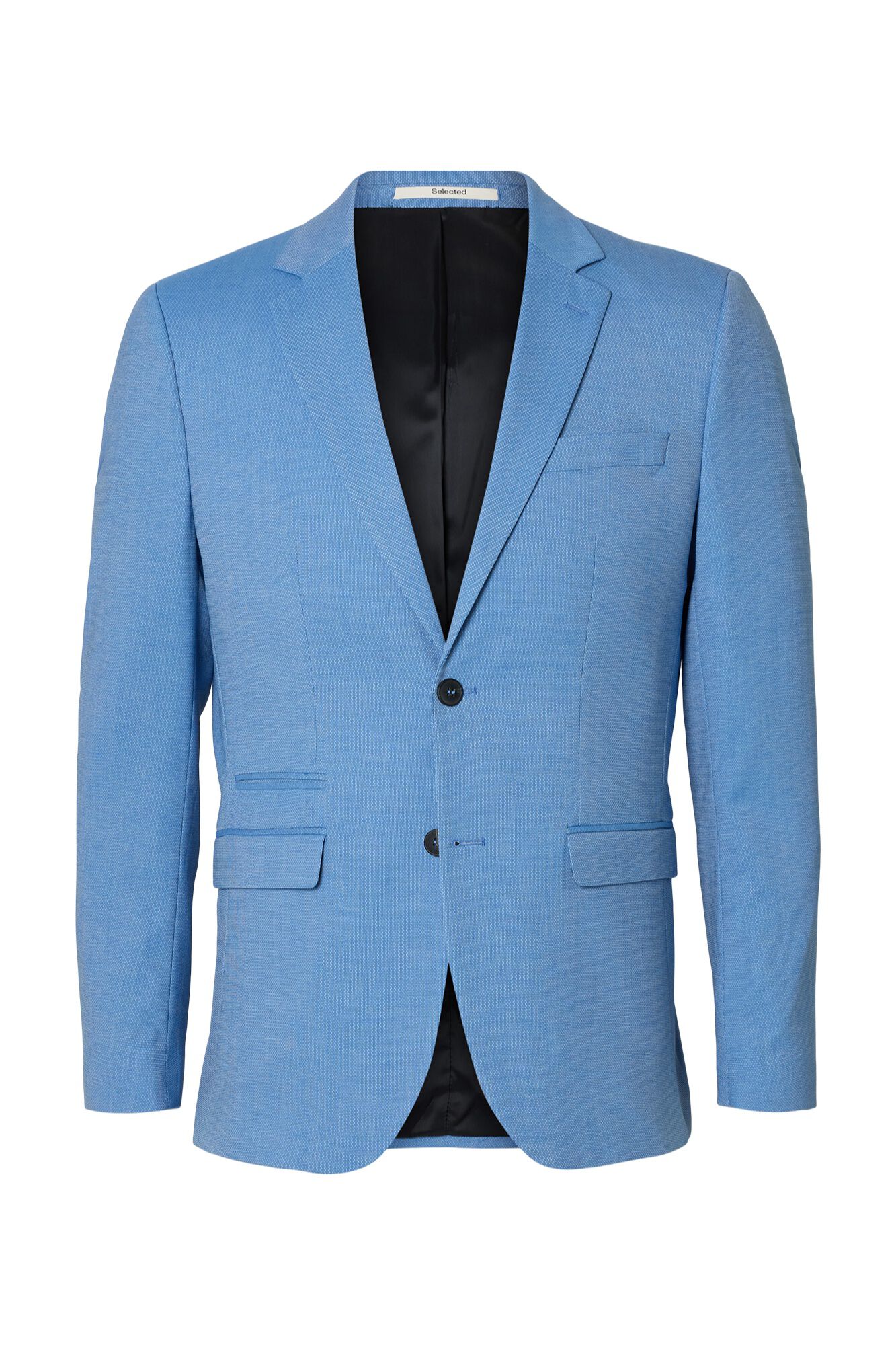 Selected Wool Slim Fit blazer Blue