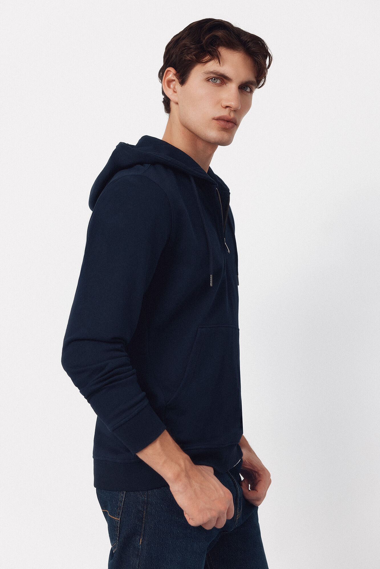 Cortefiel Sweatshirt with hood