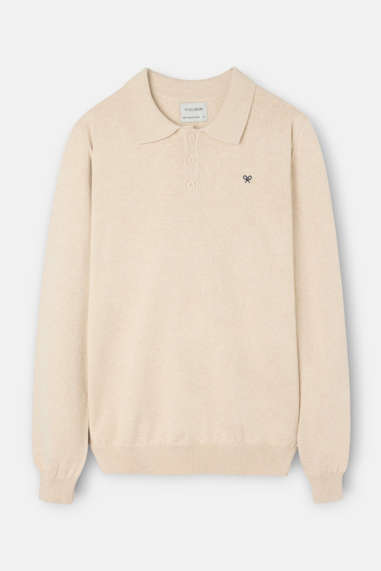 Silbon Camisola de gola polo Tostado