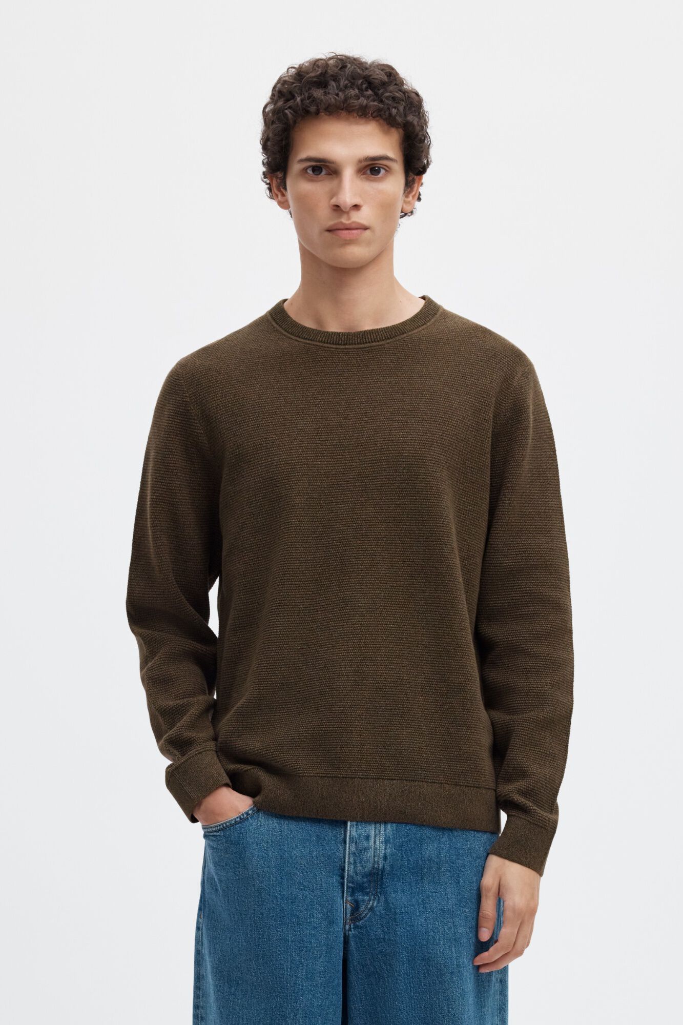 Selected Camisola 100% algod&atilde;o org&acirc;nico