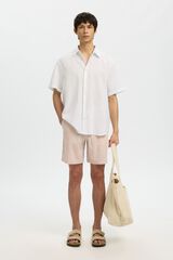 Selected Camisa de manga curta Branco