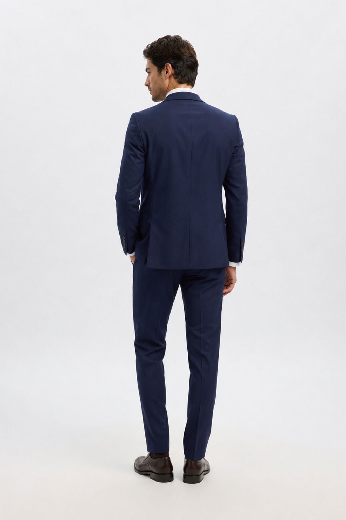 Selected Wool Slim Fit blazer Navy