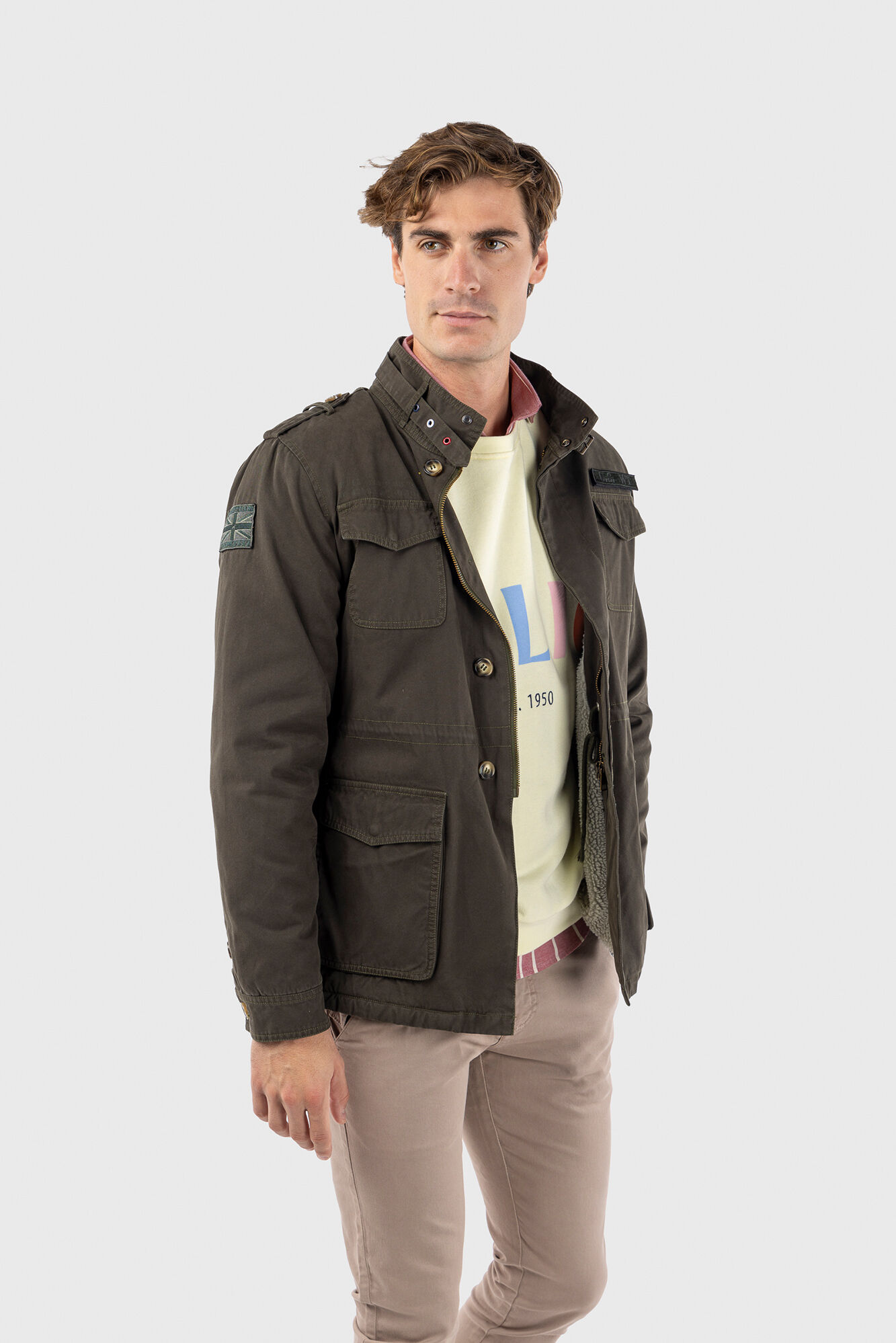 Williot Jaqueta saariana com manchas Verde