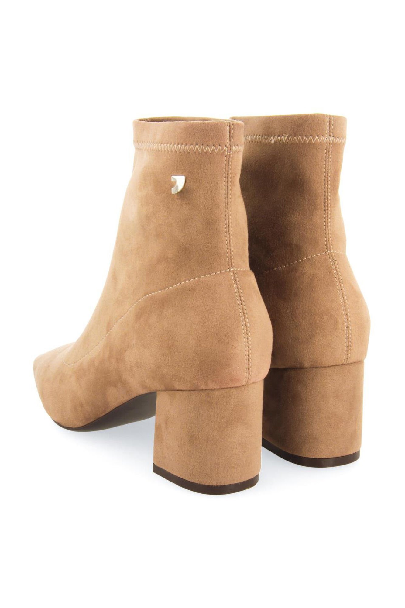 Gioseppo Botins el&aacute;sticos com salto rag&uacute; Tostado