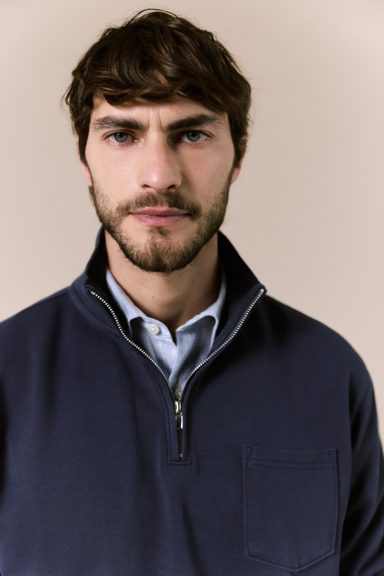 OOTO Vespa neck sweatshirt Blue