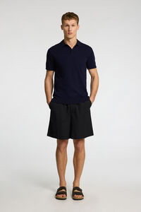 Selected Polo manga curta em malha