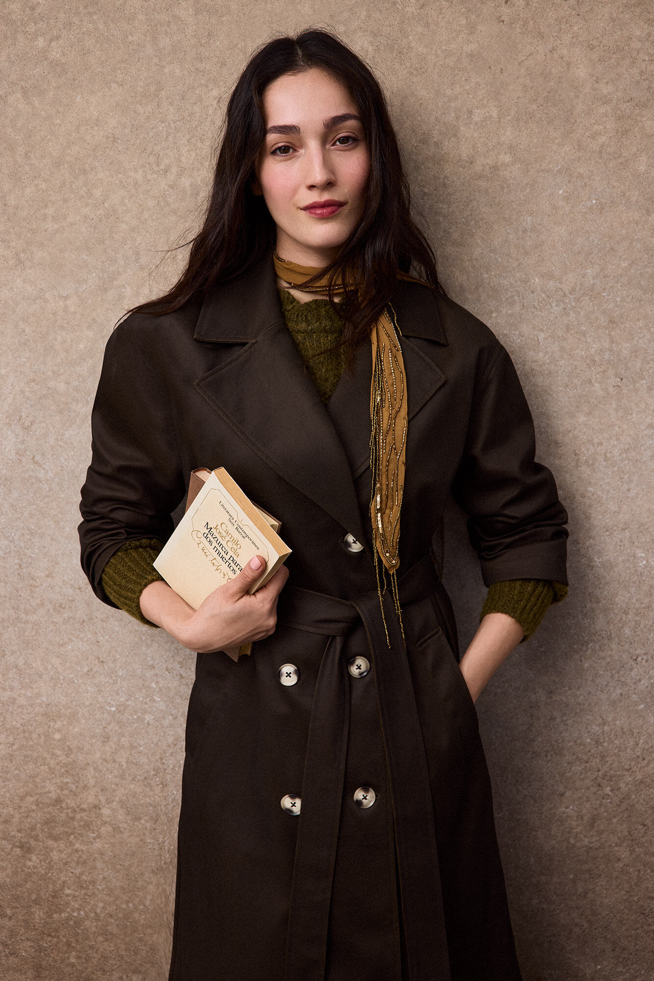 Slowlove Trench em camur&ccedil;a sint&eacute;tica