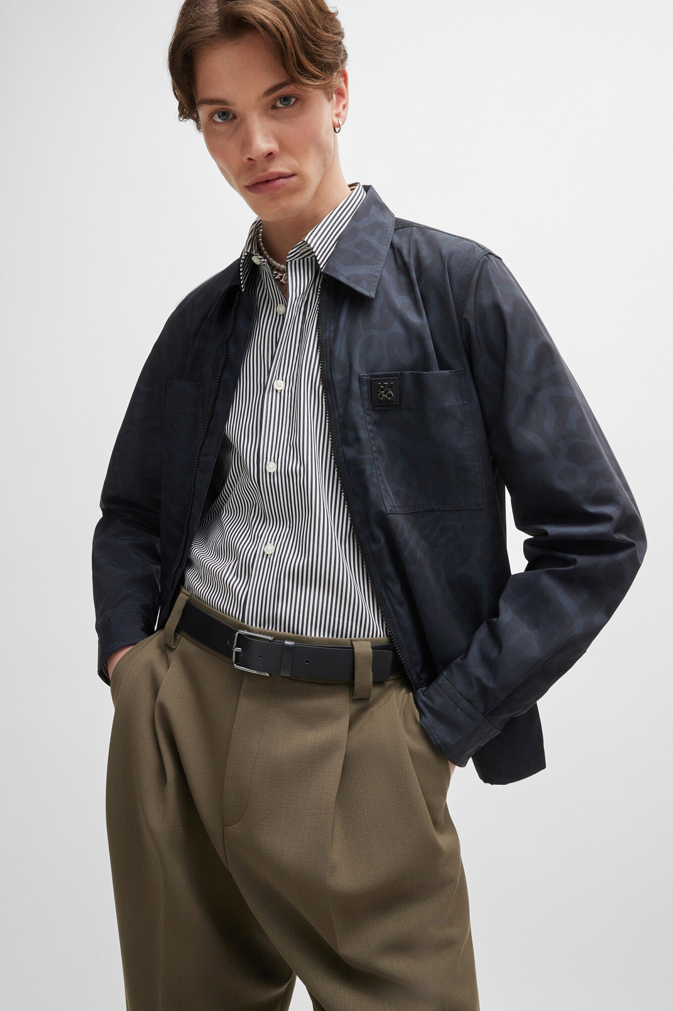 HUGO Cintur&oacute;n Negro