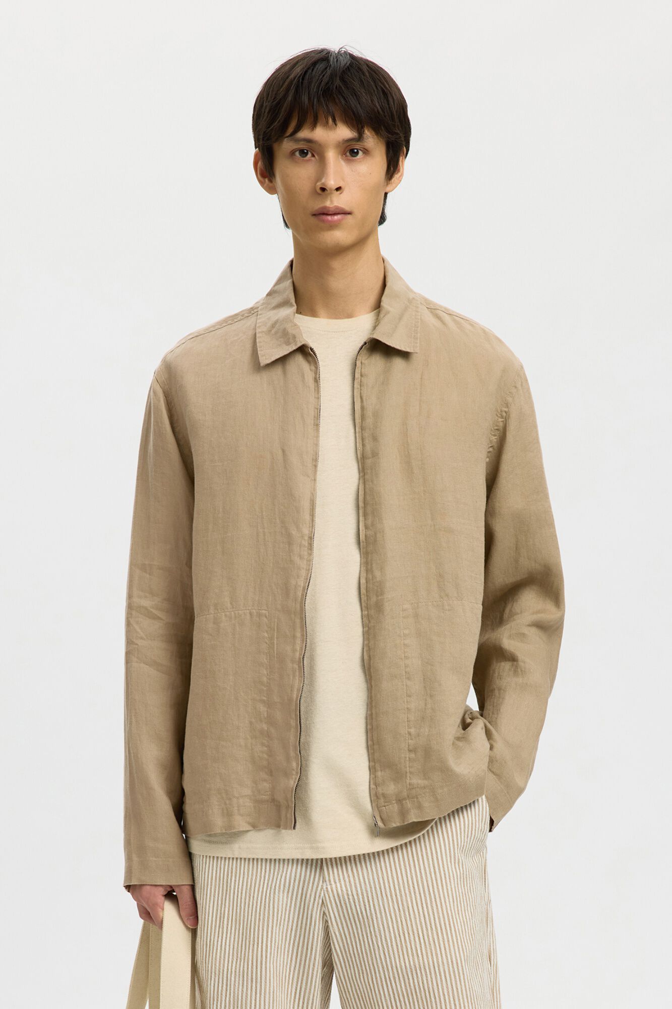 Selected Chaqueta con cierre de cremallera