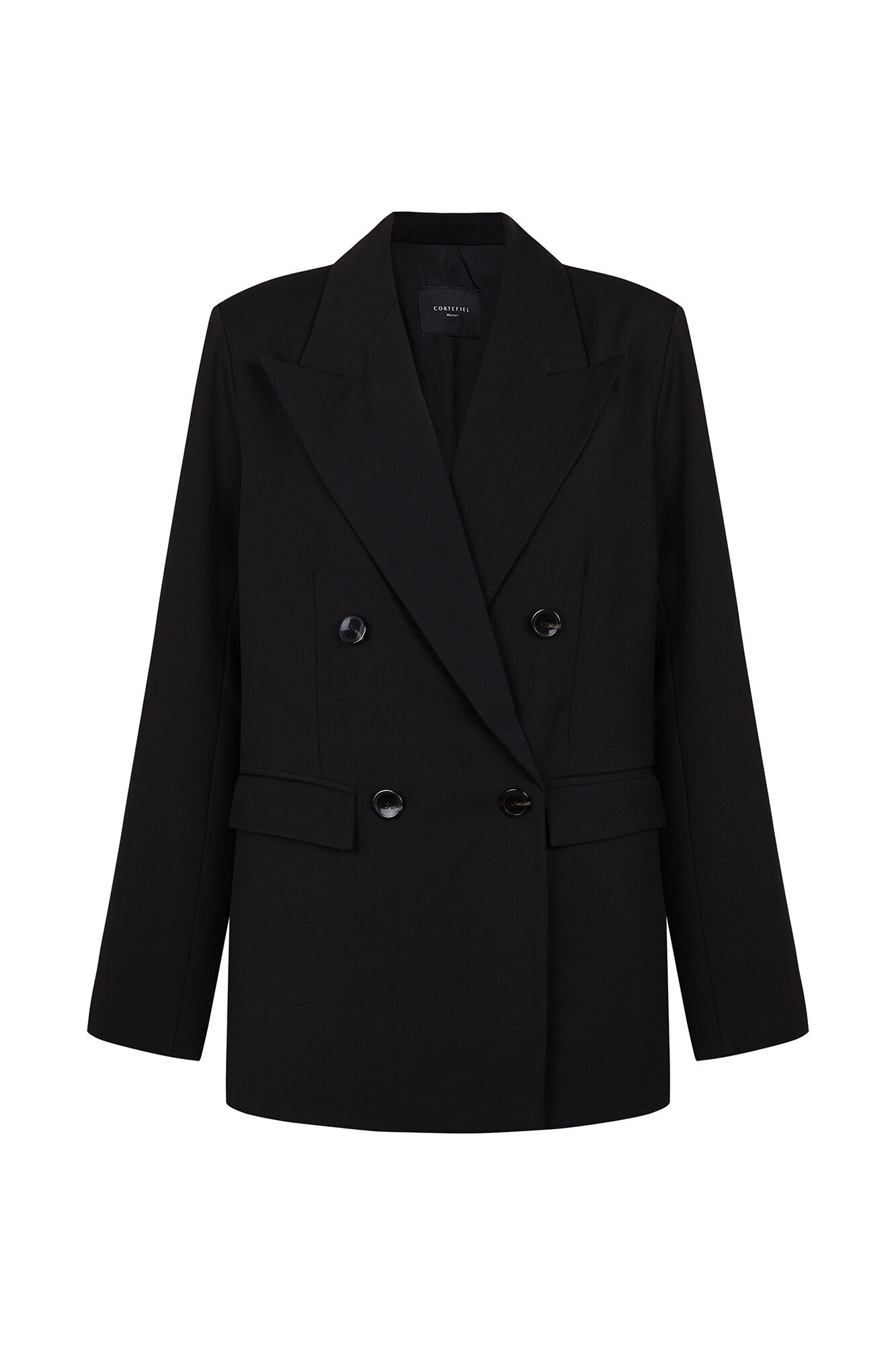 Cortefiel Black blazer Black