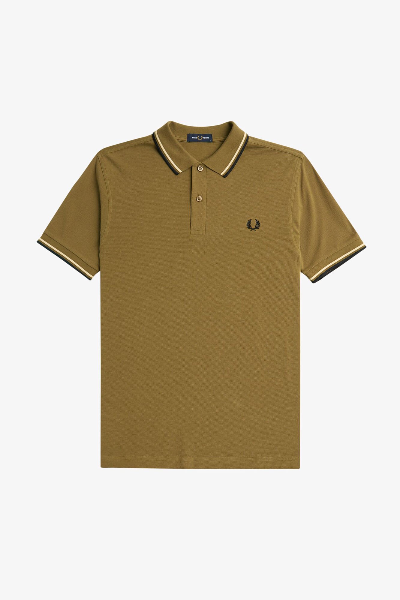 Fred Perry Camisa p&oacute;lo b&aacute;sica de manga curta Fred Perry Castanho