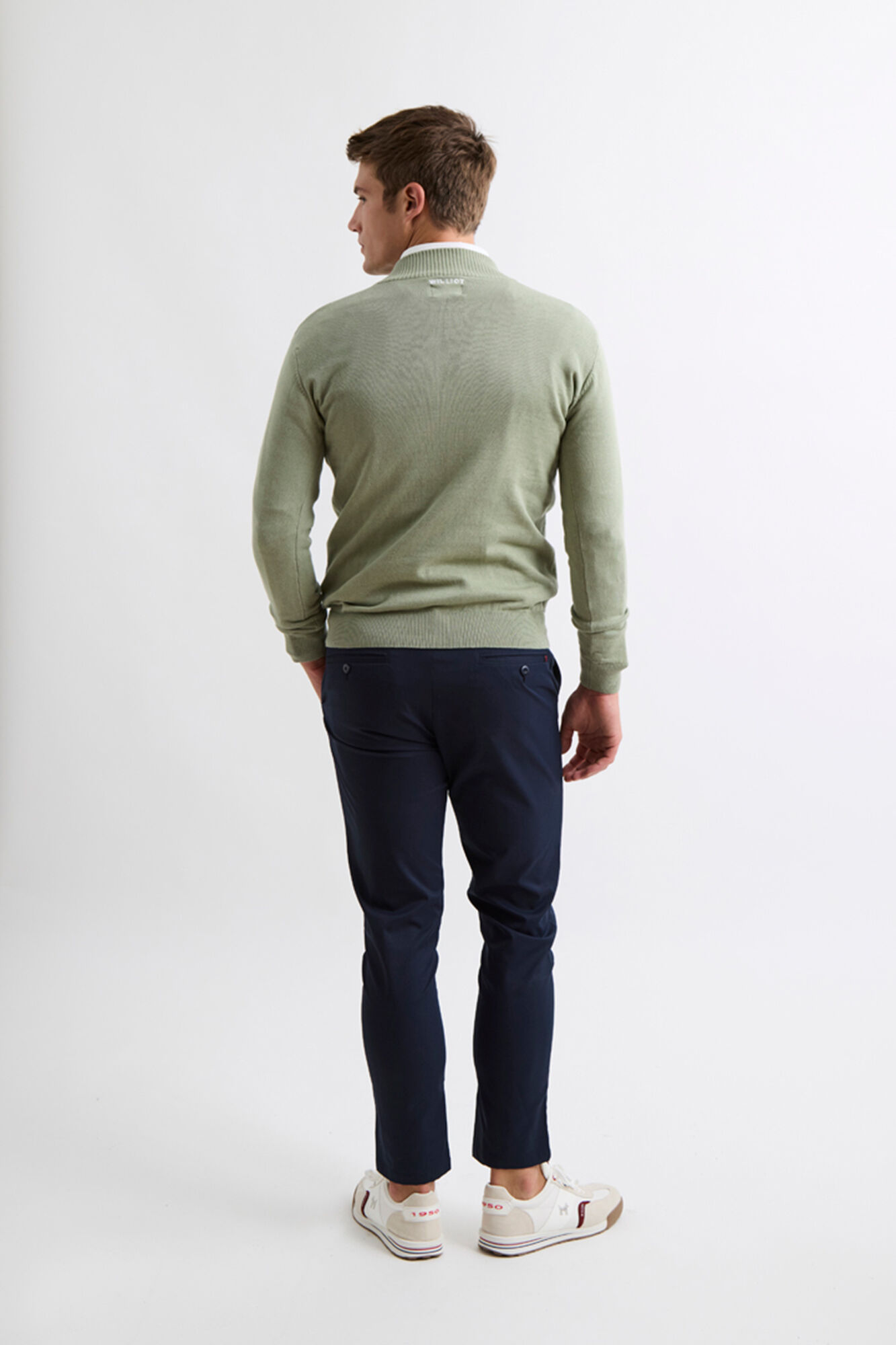 Williot Camisola Meia Fecho-&Eacute;clair Verde