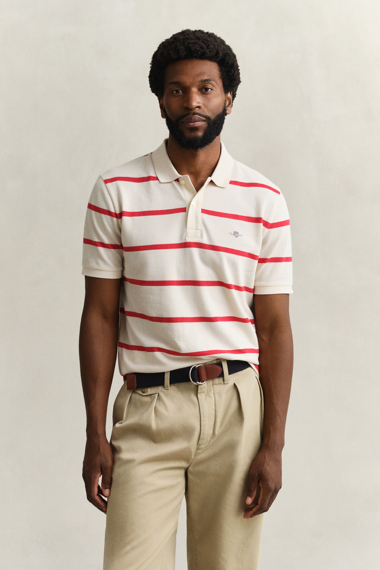 Gant Polo com micro padr&atilde;o