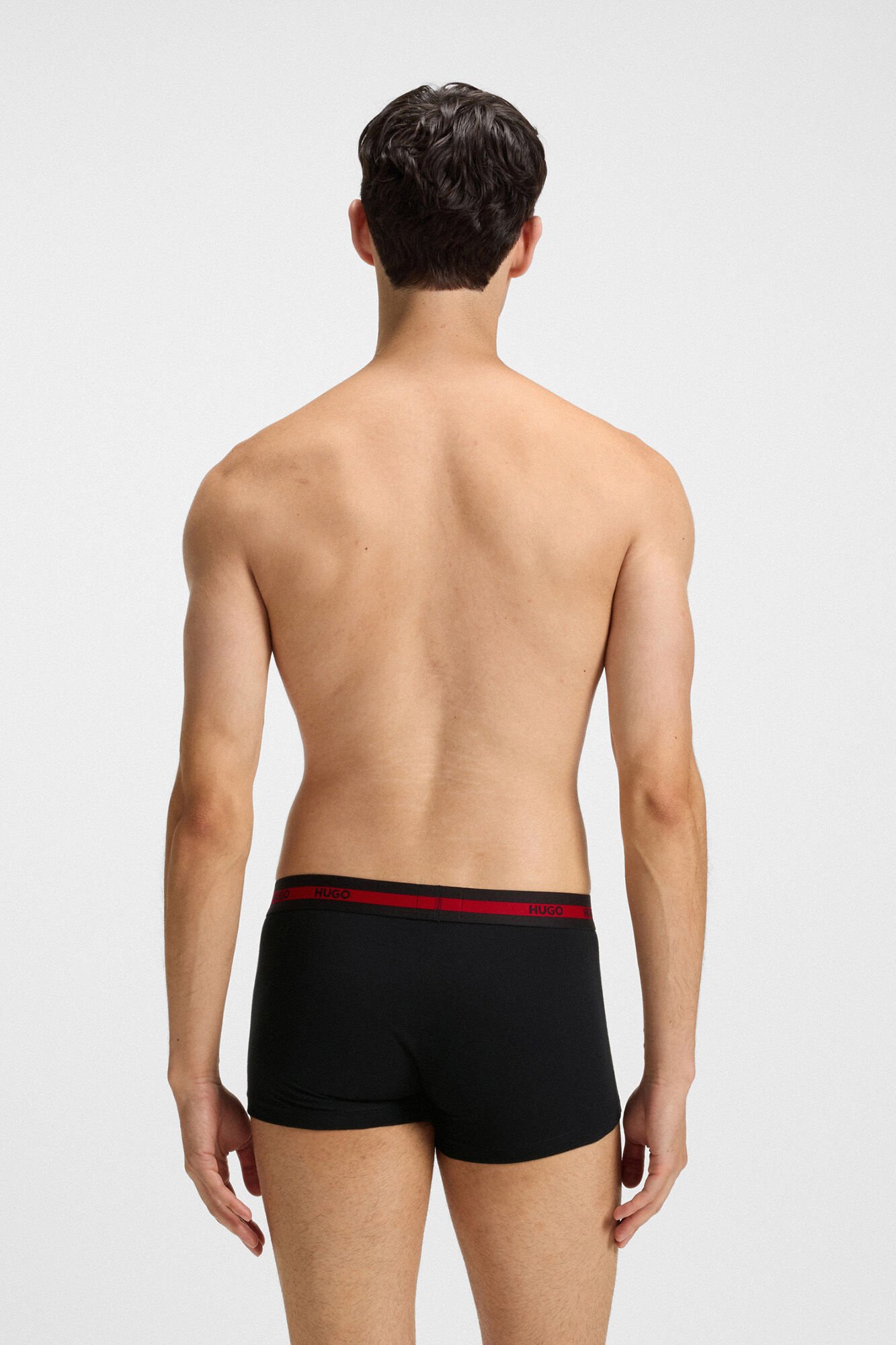 HUGO Pacote com 3 boxers Preto