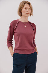 Cortefiel Jersey com acabamento em babados Granada