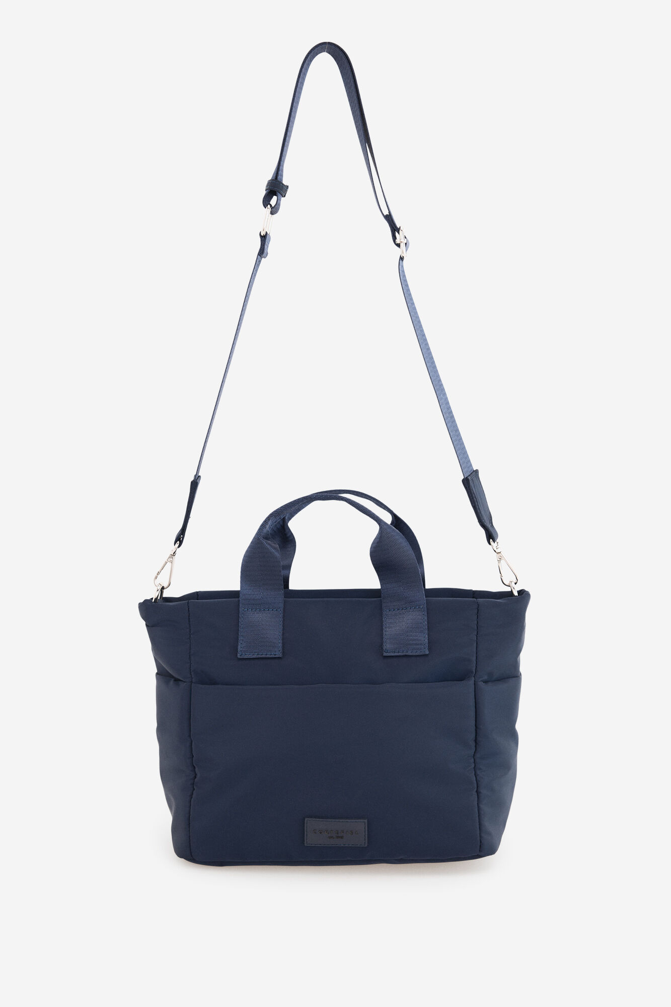Cortefiel Bolso nylon mediano Azul