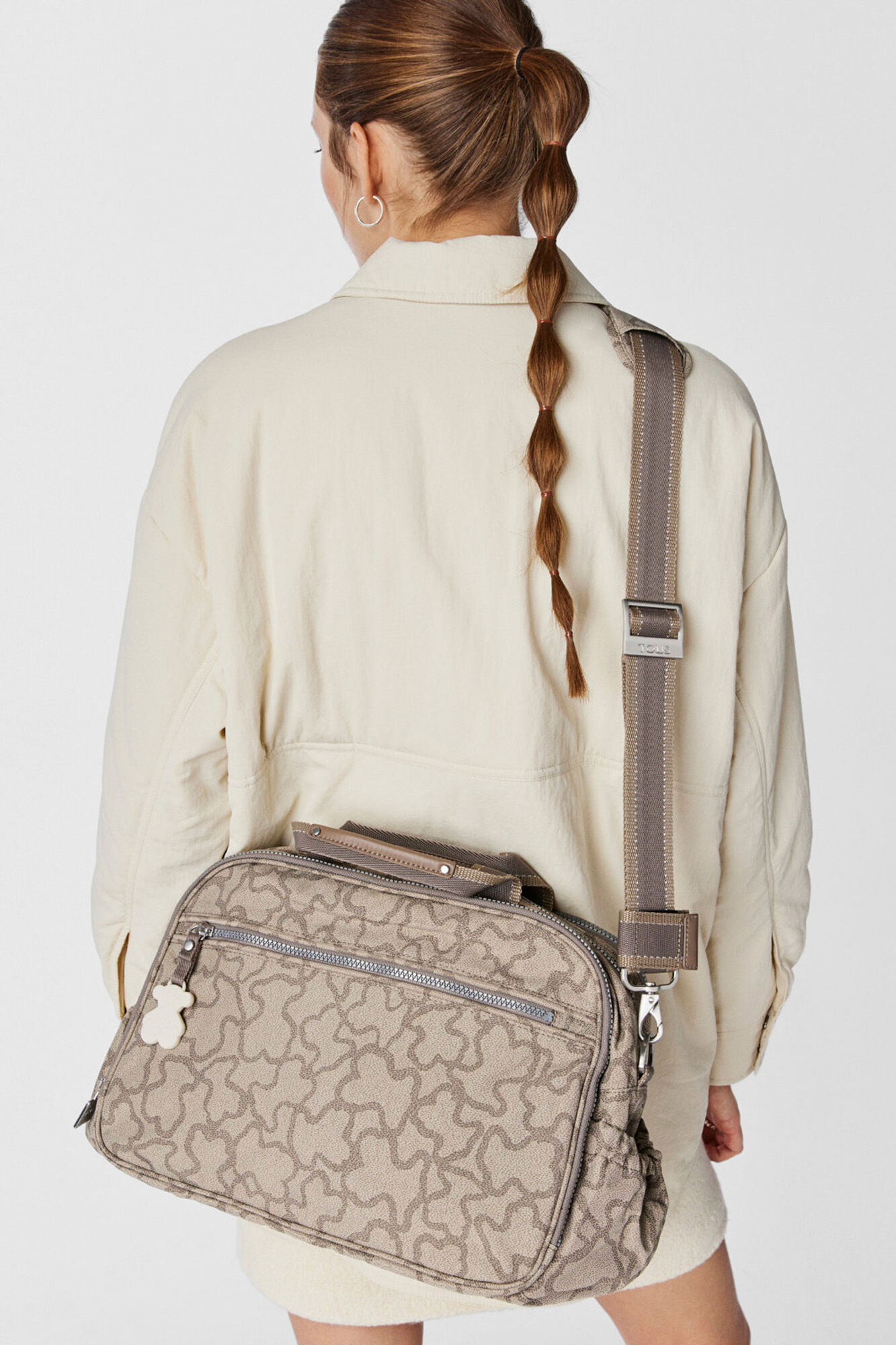 Tous Kaos New Colores baby bag in stone Grey