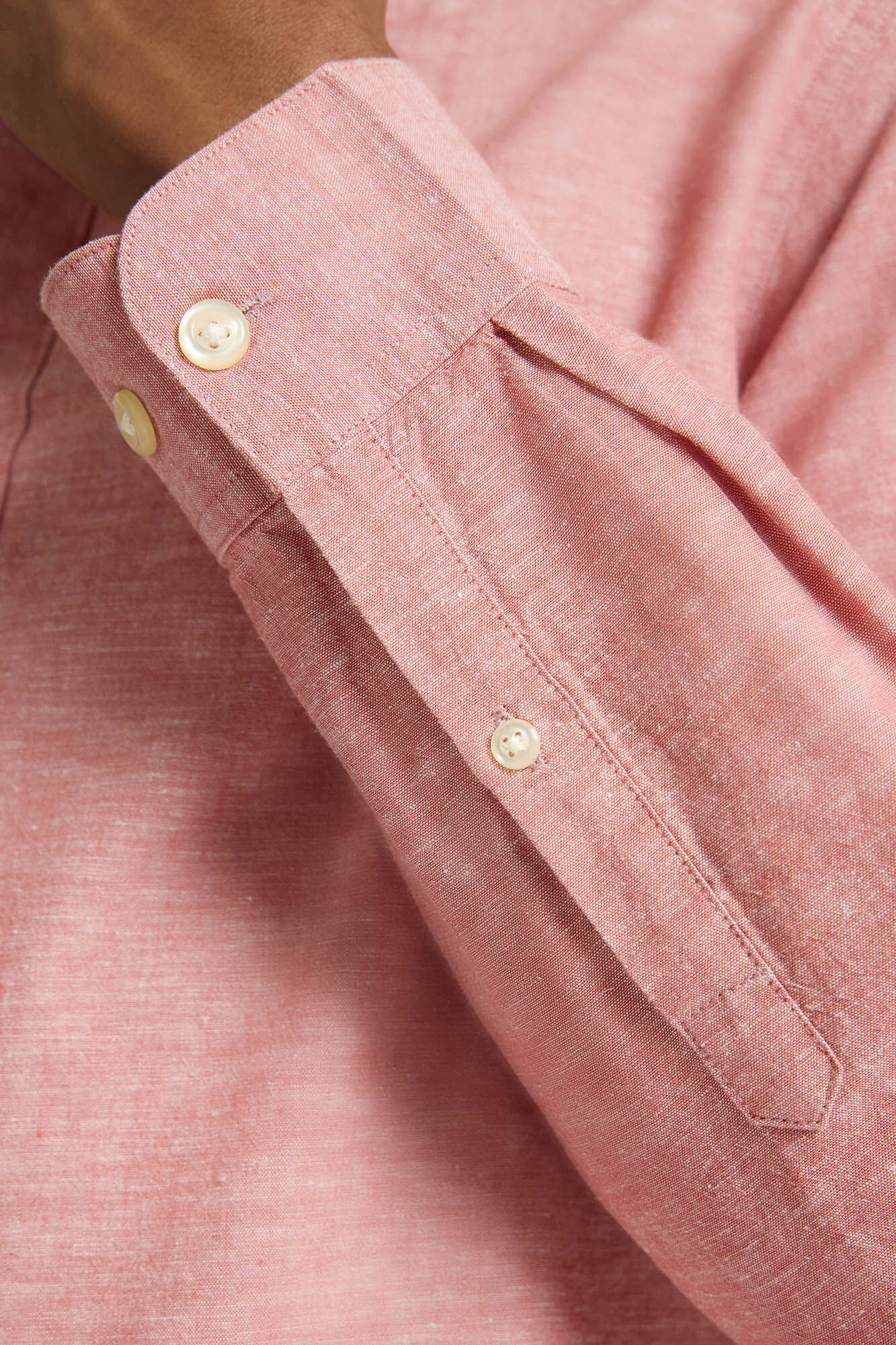 Selected Camisa de lino Slim Fit