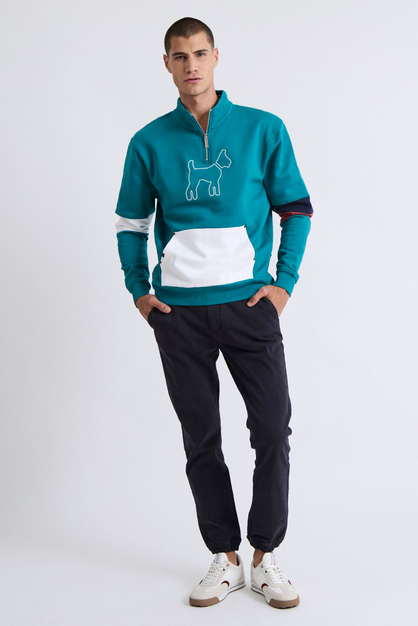 Williot Sweatshirt com manga multicolorida