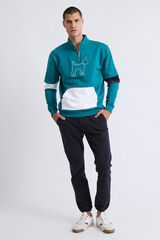Williot Sweatshirt com manga multicolorida Verde