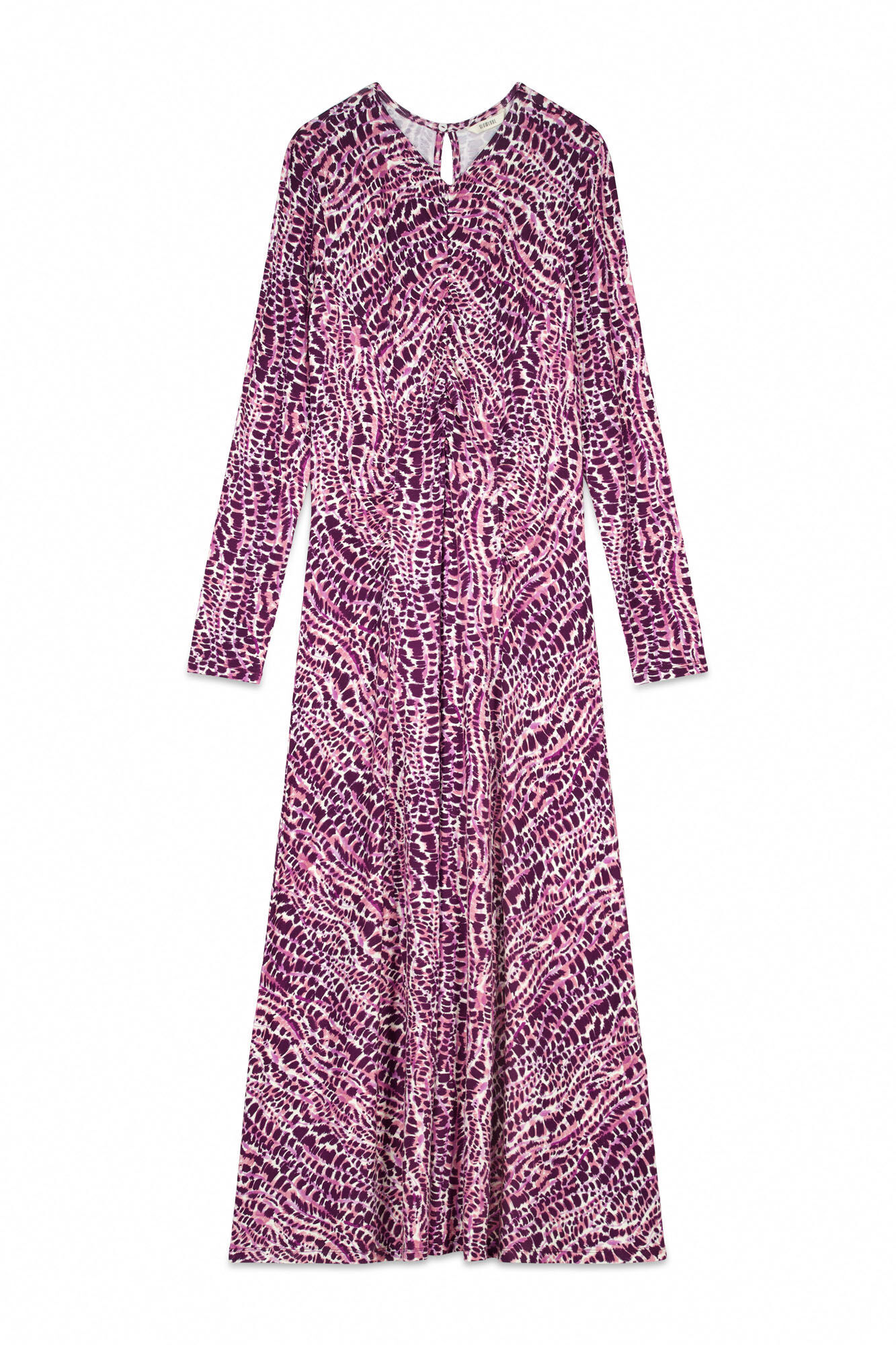 Slowlove Vestido estampado frunces Multicolor