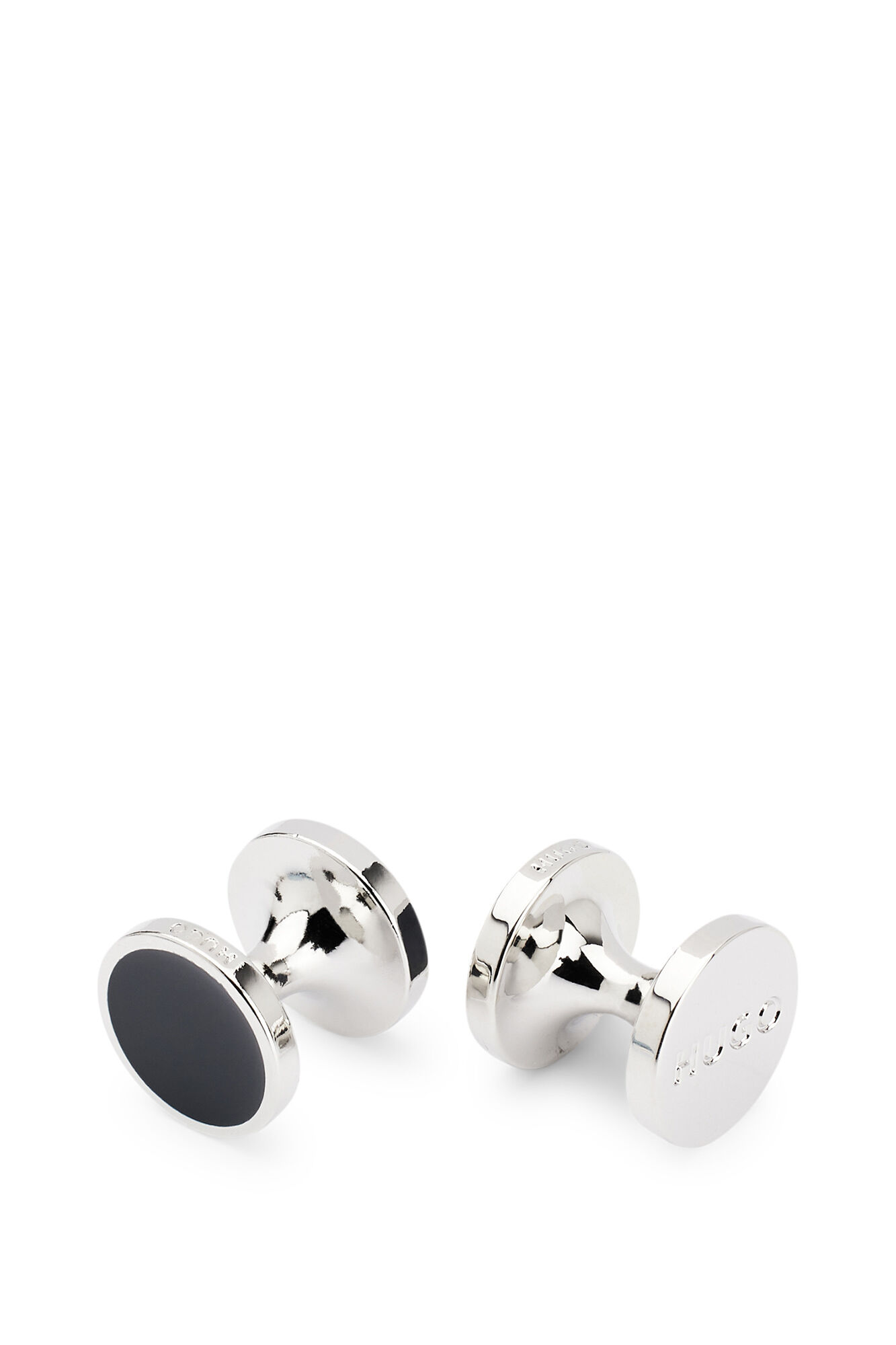 HUGO Gemelos de forma redonda Azul marino