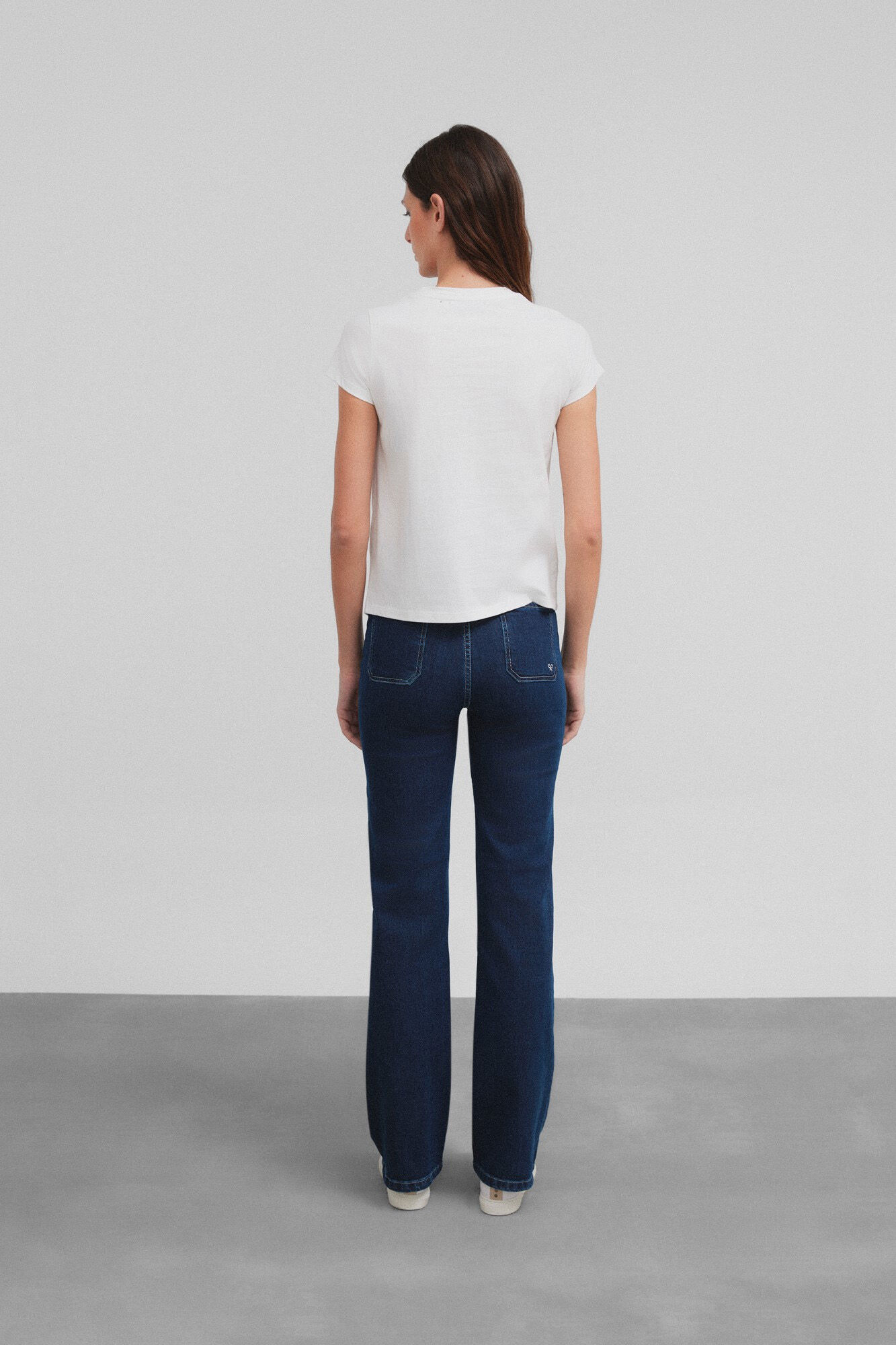 Silbon Camiseta woman clasica Marfil