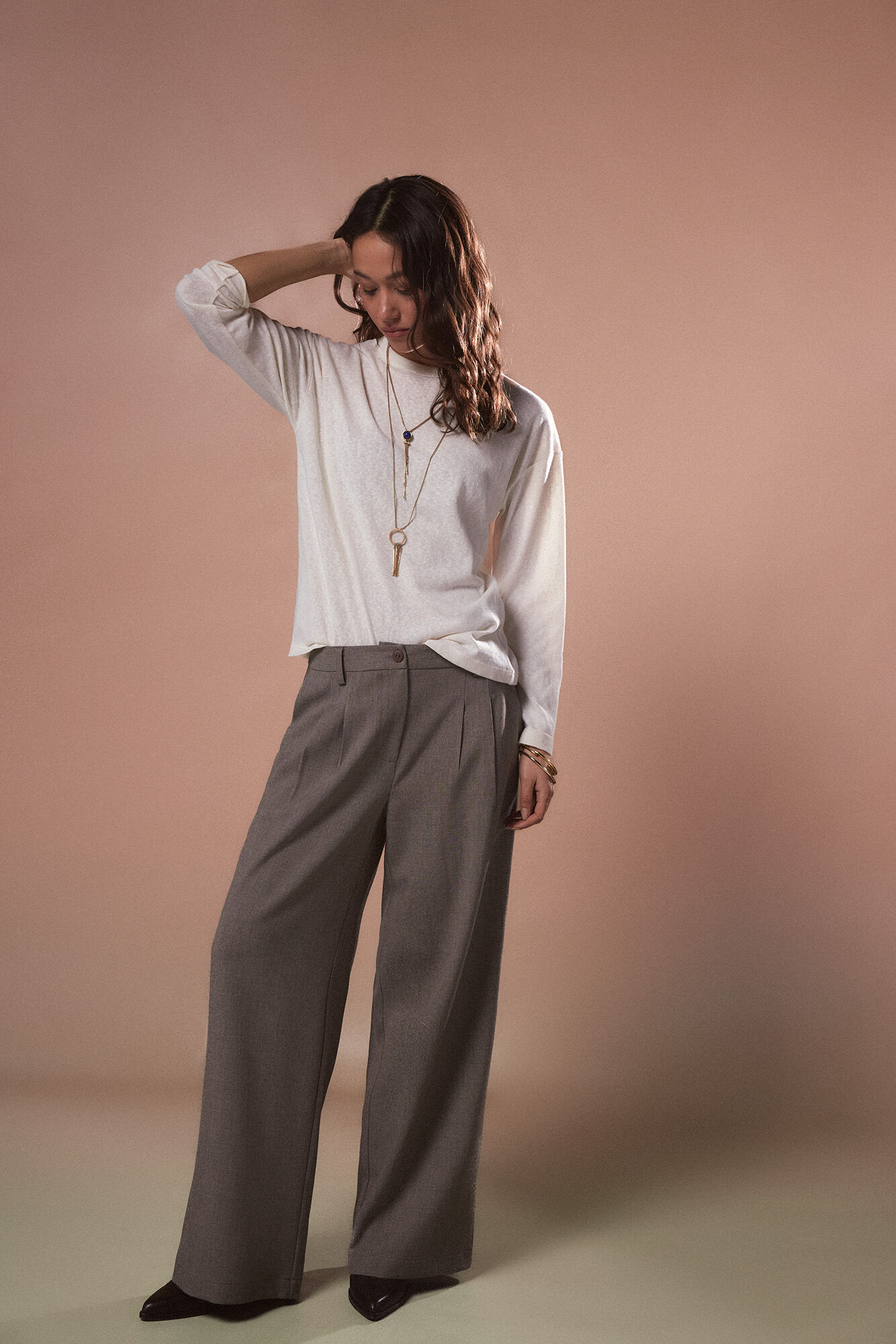 Slowlove Camiseta oversize Blanco