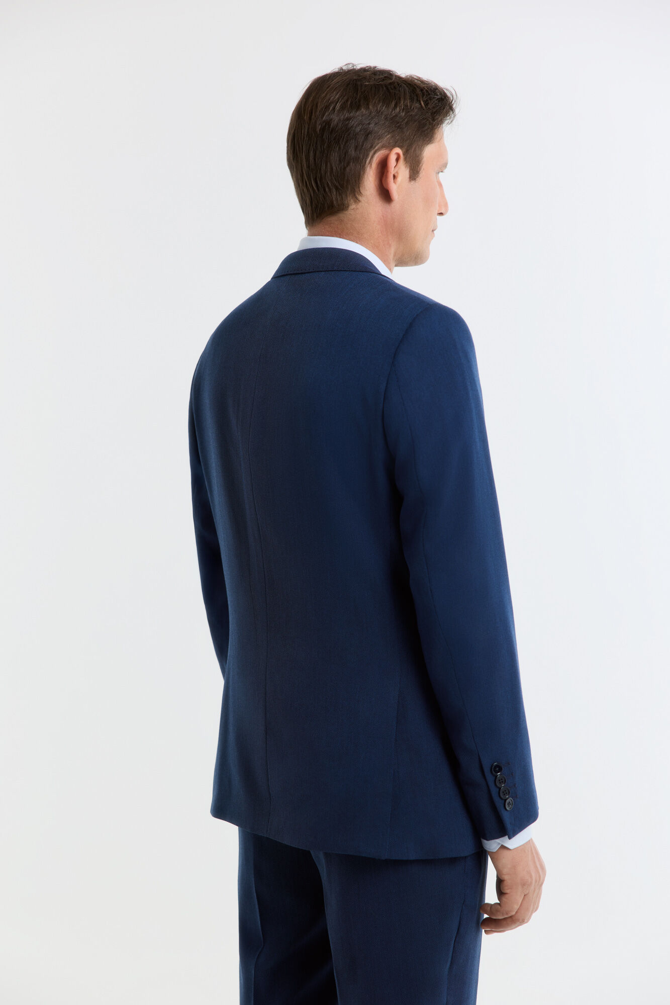 Cortefiel Birdseye Series XXI jacket Blue