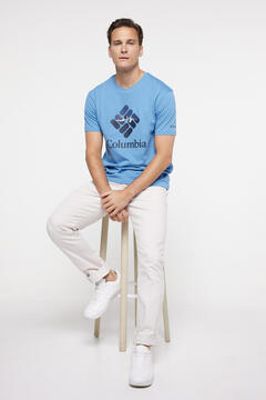Cortefiel Columbia Rapid Ridge T-shirt™ back for men Blue